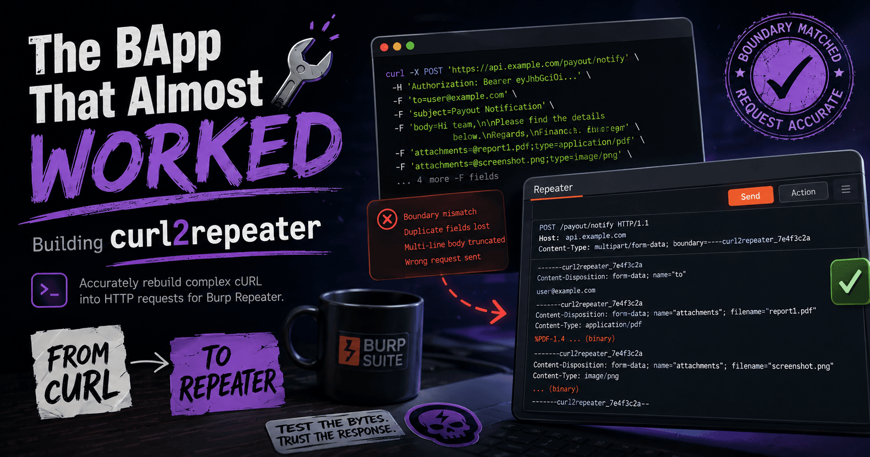 The BApp That Almost Worked: Building curl2repeater 🔧